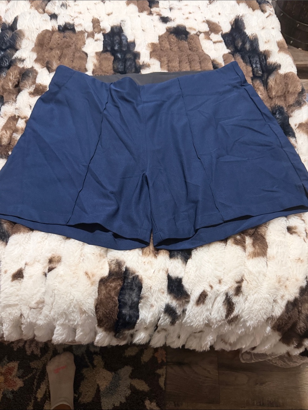 adidas Women's Navy Blue Athletic Skort